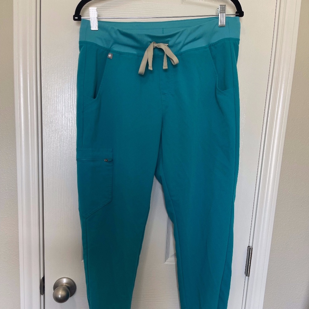 Teal Zamora Scrub Pants